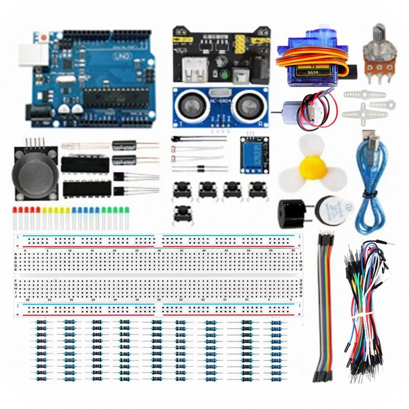 СтартовыйнаборBeginnerStarterKitнабазеконтроллераArduinoUNOR3(25позиций)