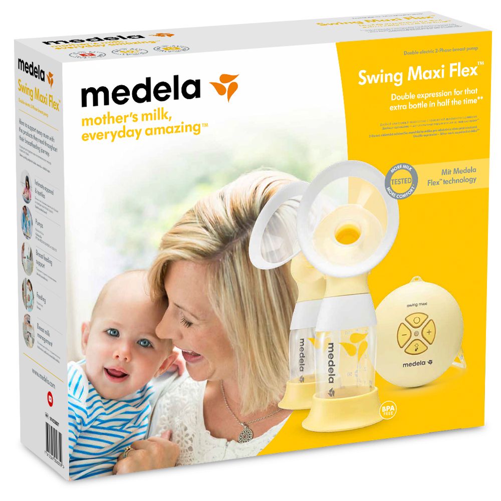 Medela молокоотсос электрический, двухфазный двойной "Swing Maxi Flex"