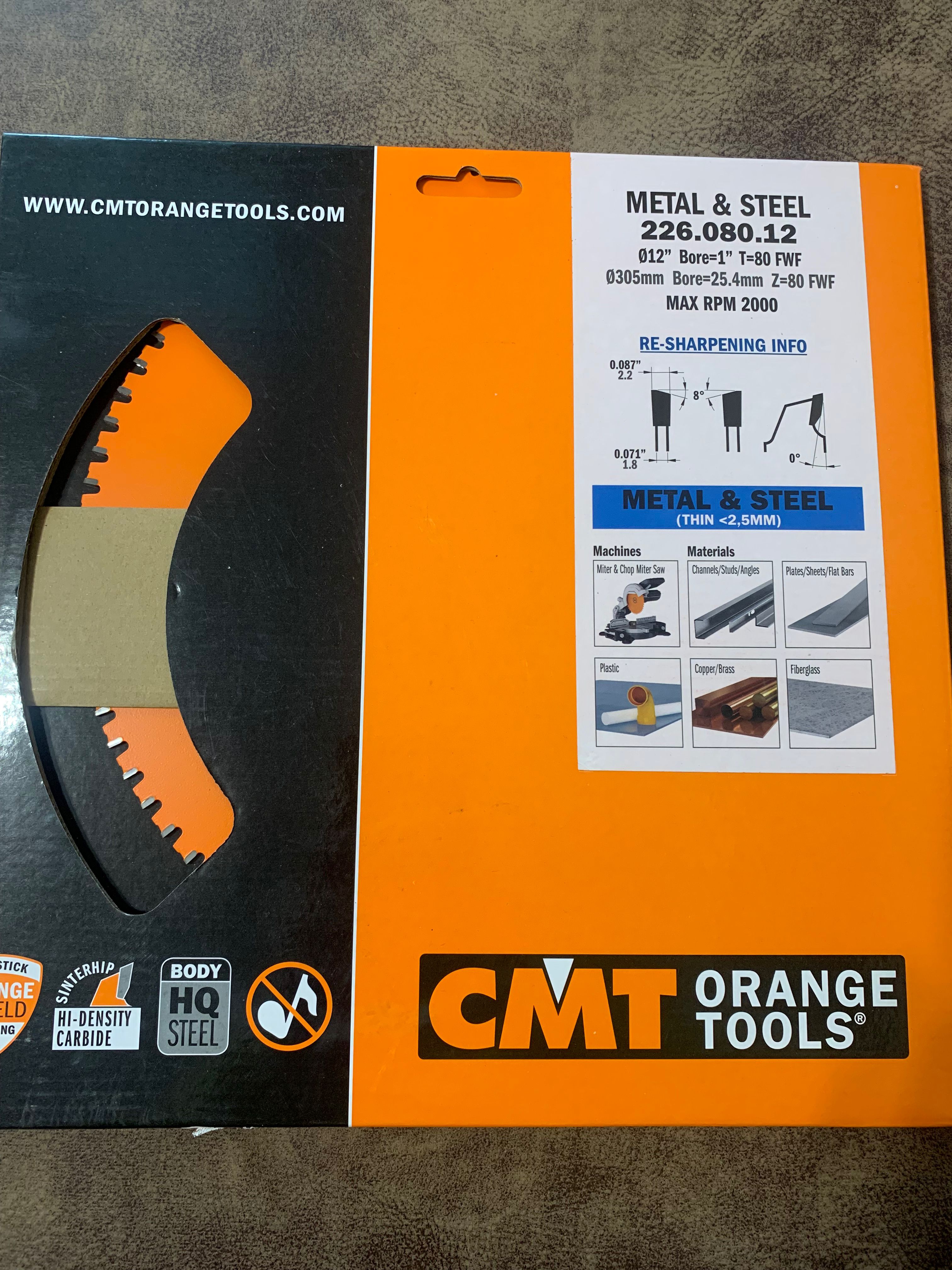 CMT Orange Tools Диск пильный 305 x 2.2 x 25.4