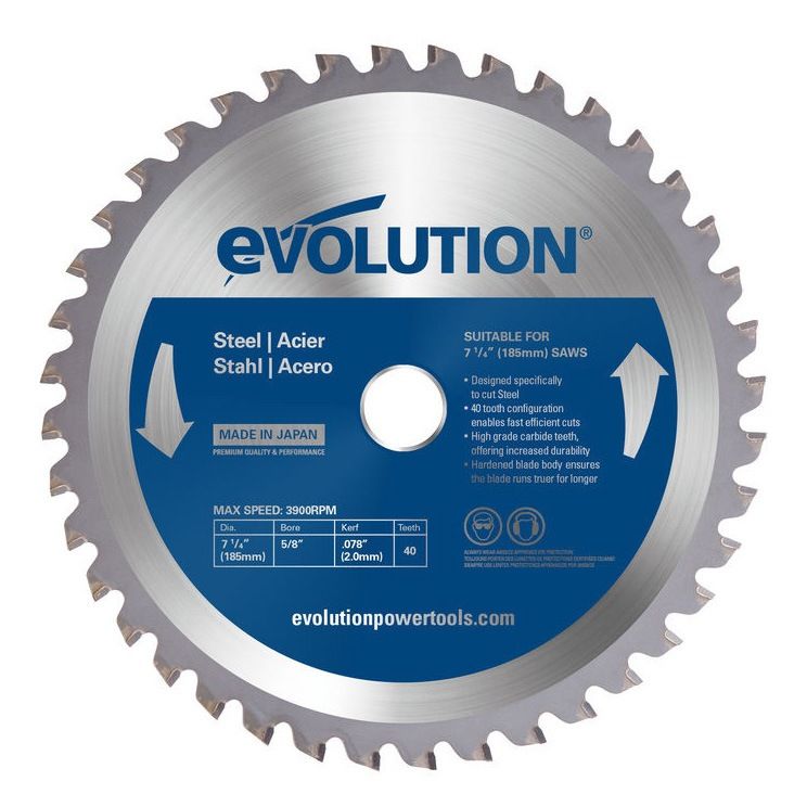 Evolution Диск пильный 185 x 2 x 20; 40  зуб.