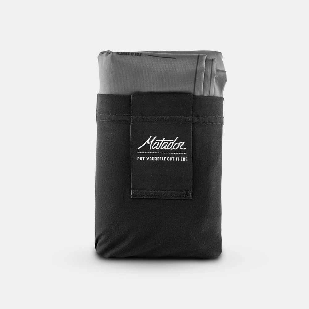 Покрывало туристическое большое MATADOR Pocket Blanket с чёрным чехлом