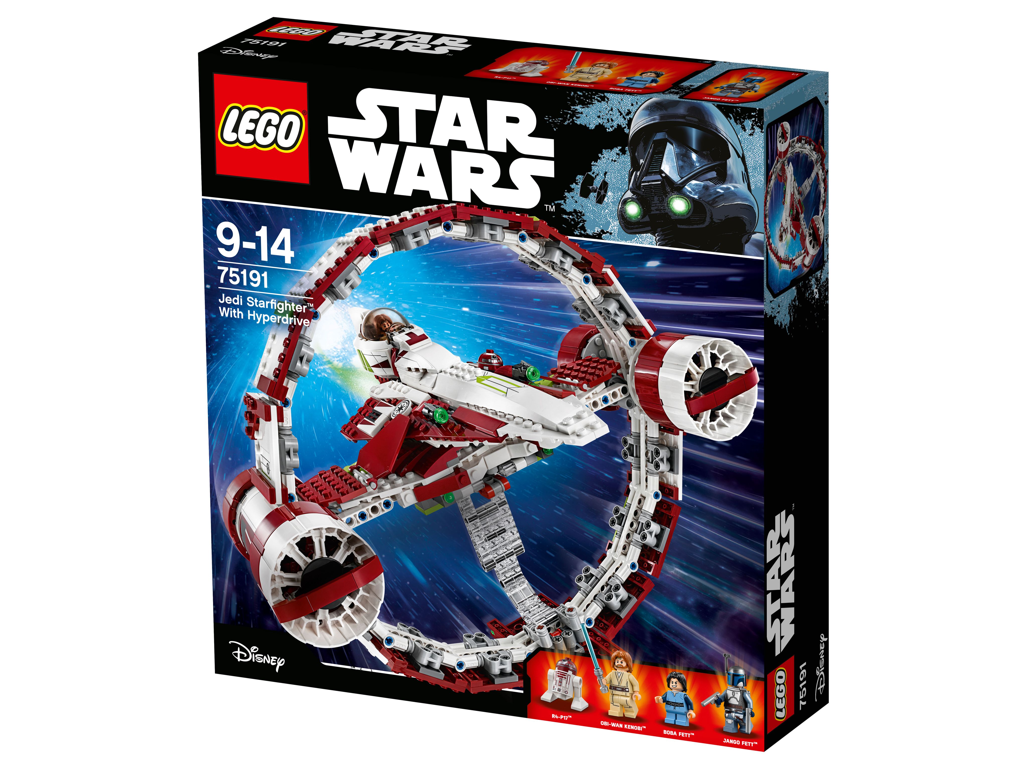 Lego star wars jedi starfighter with hyperdrive 75191 on sale