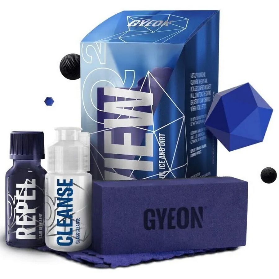 GYEON Q2 View - это кварцевое защитное гидрофобное покрытие антидождь для с...