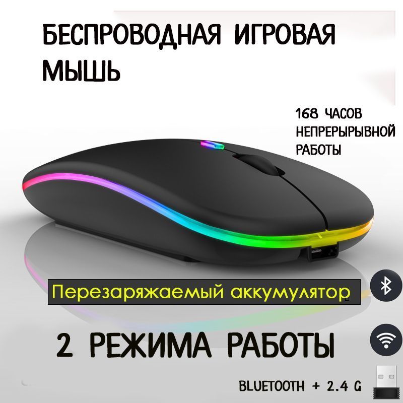 ELITEVARDМышьбеспроводнаяMU001,черныйматовый