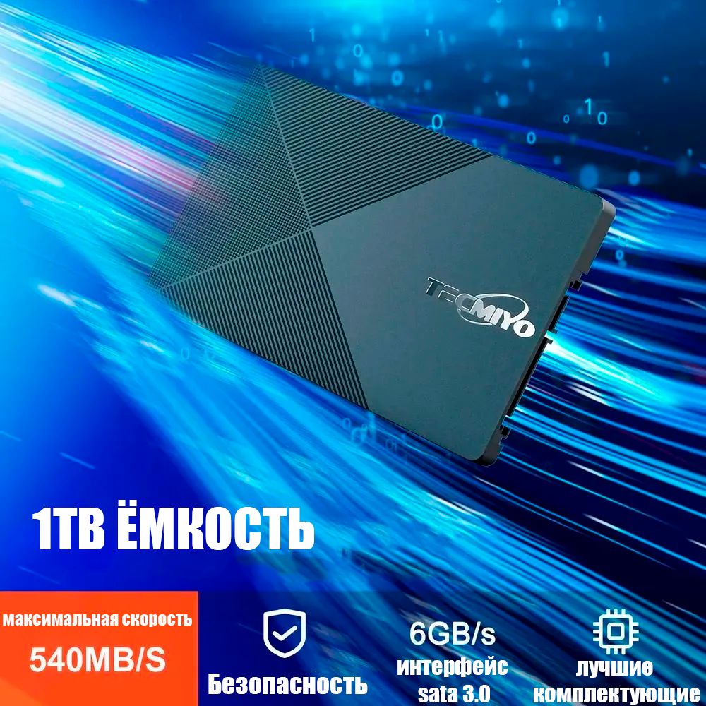 TECMIYO 1 ТБ Внутренний SSD-диск TECMIO (SSD256)