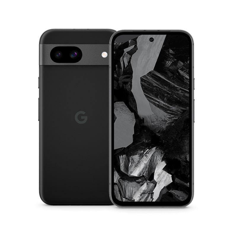 GoogleСмартфонGooglePixel8A5GNFC6,1"120Гцсветодиодныйполноэкранныйдисплей64-мегапиксельнаякамеразаднеговидаGoogleTensorG3Аккумуляторемкостью4492мАч8/128ГБ,черный