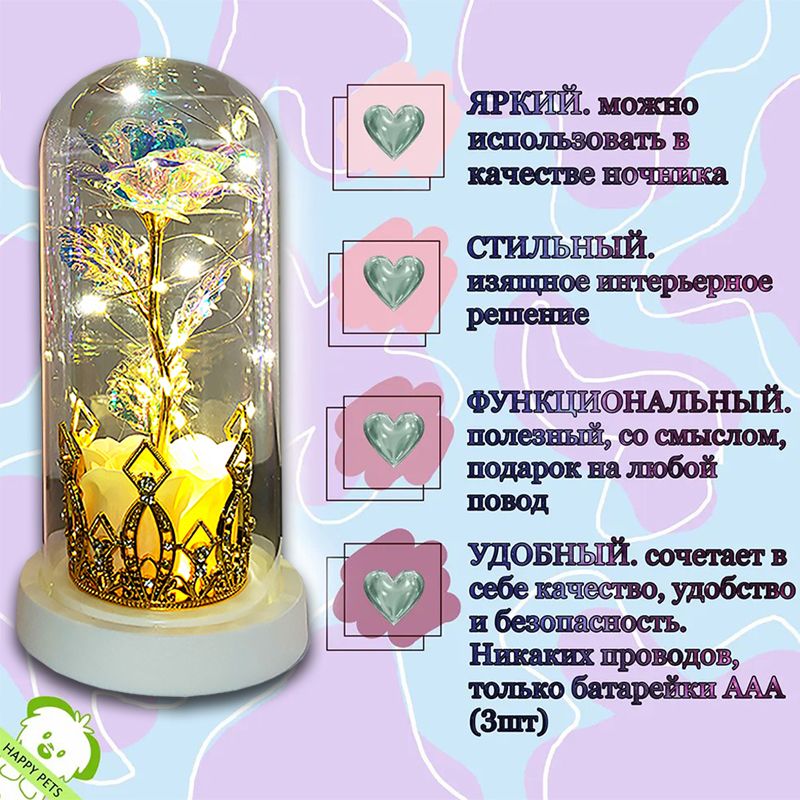 Роза в колбе с...