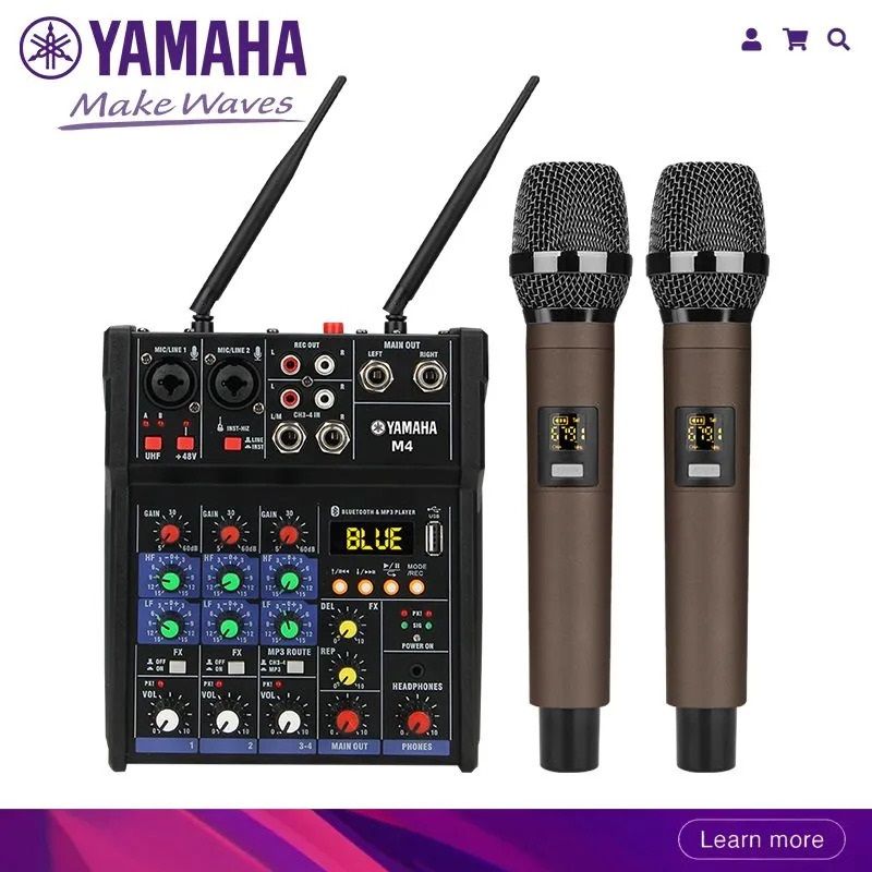 Микшерный пульт YAMAHA M4 ,Микрофон