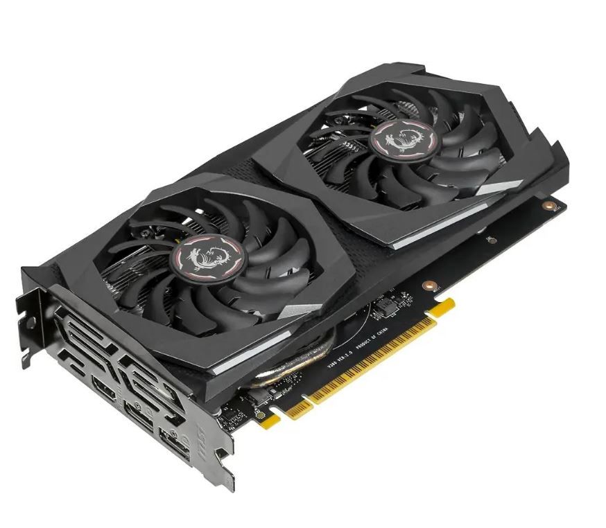 MSIВидеокартаGeForceGTX16504ГБ(MSIGTX1650GamingX4GB)