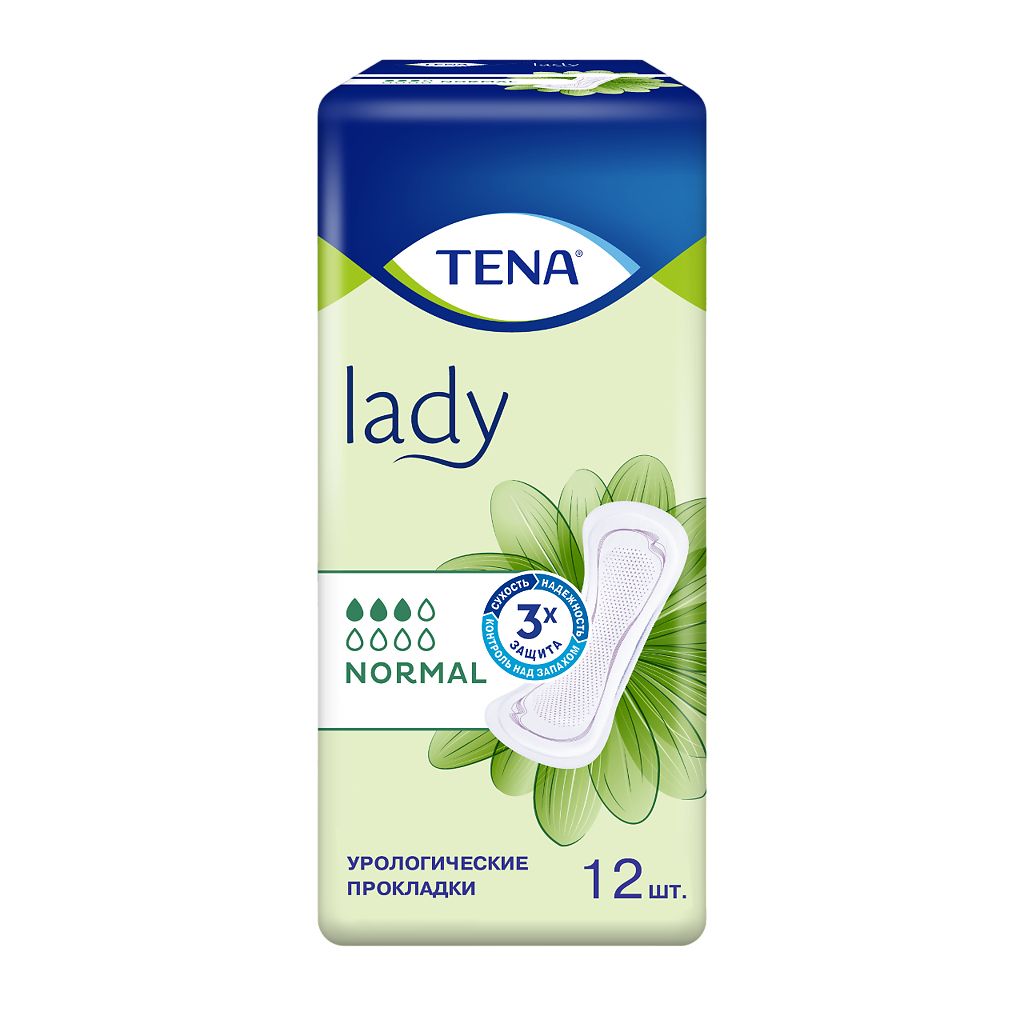 Урологические тонкие прокладки. Прокладки Tena Lady normal. Прокладки урологические Тена леди нормал. Тена прокладки леди нормал №12. Тена г/п леди слим нормал 12 шт