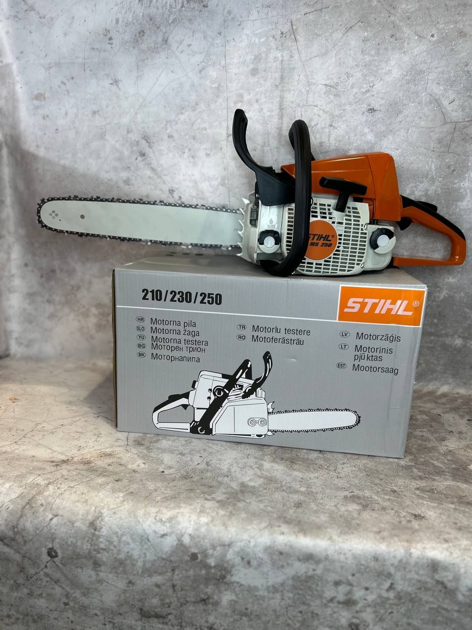 Пила цепная бензиновая, бензопила штиль, STIHL, 3.1 л.с., 400 мм, MS 250