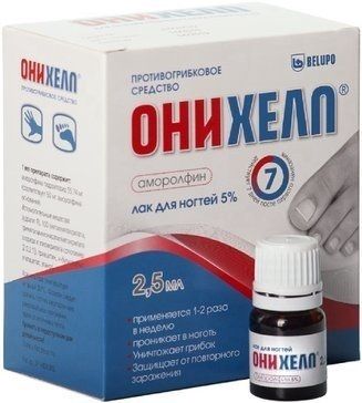 Онихелп,лак5%,2.5мл