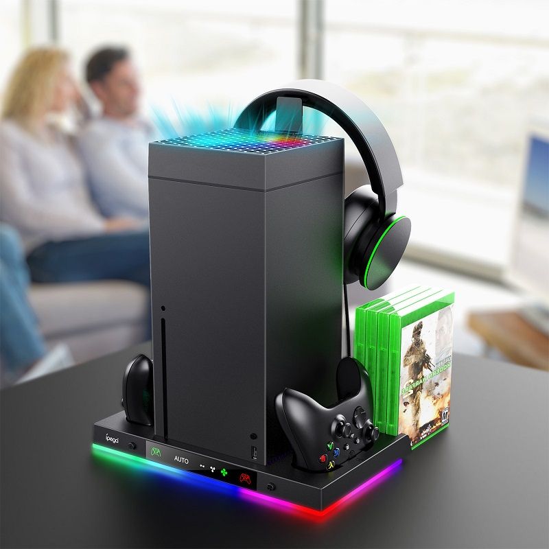 Многофункциональный стенд iPega с RGB подсветкой и охлаждением для Xbox Series X, PG-XBX024S