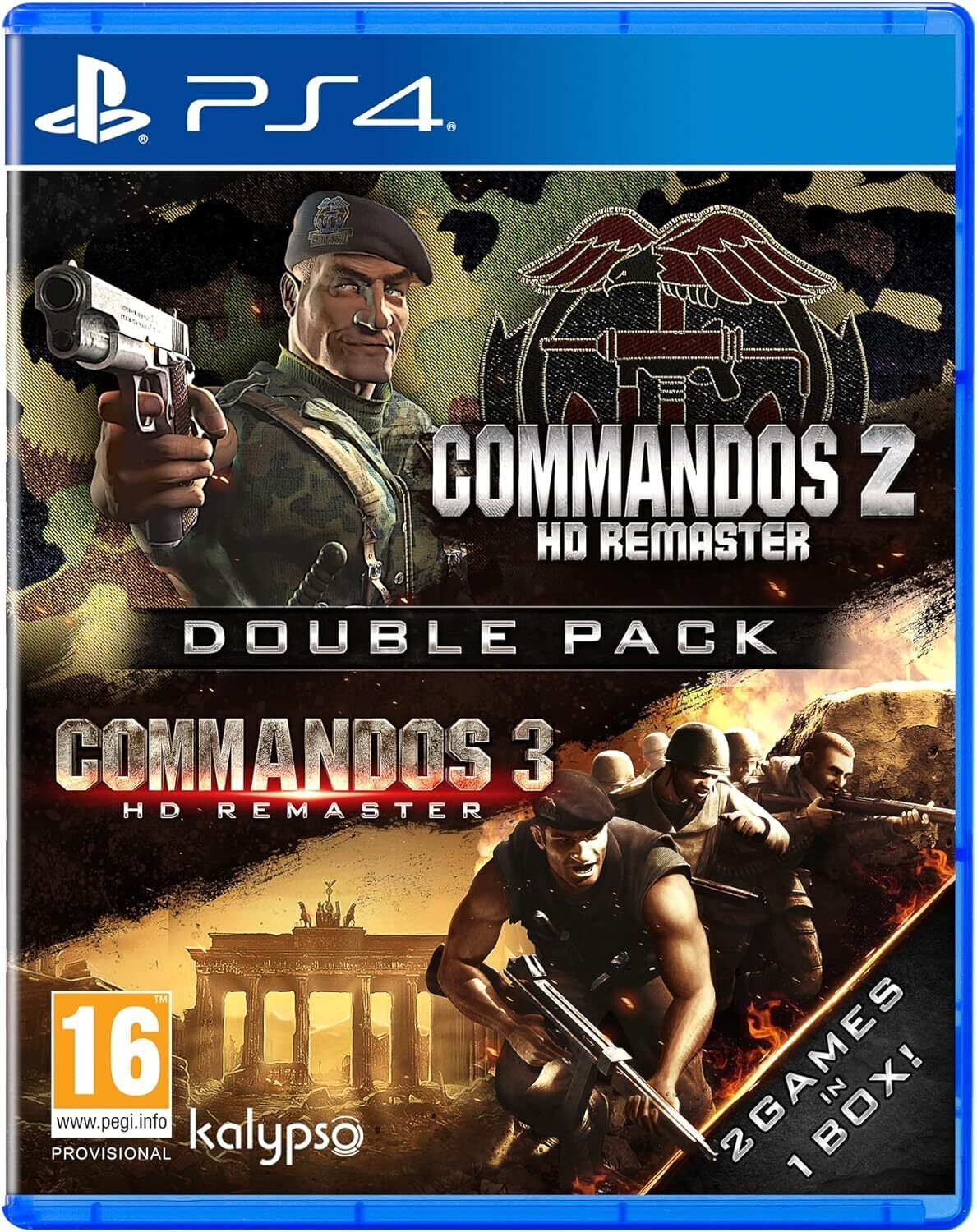 ИграCommandos2&3:HDRemasterDoublePack(PS4)(PlayStation4,PlayStation5,Русскиесубтитры)