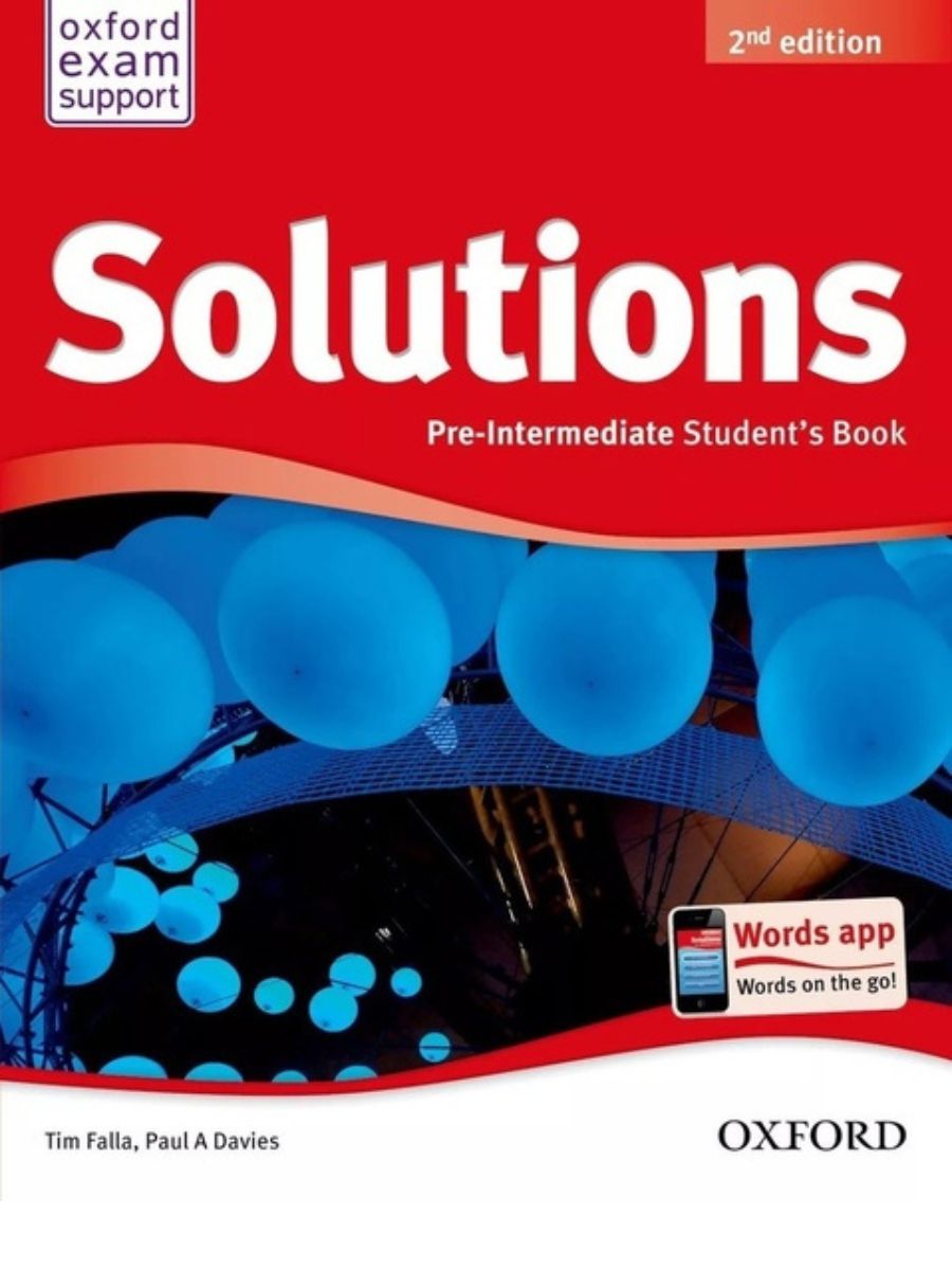Solutions pre intermediate 2 edition. Solutions pre intermediate 2 edition