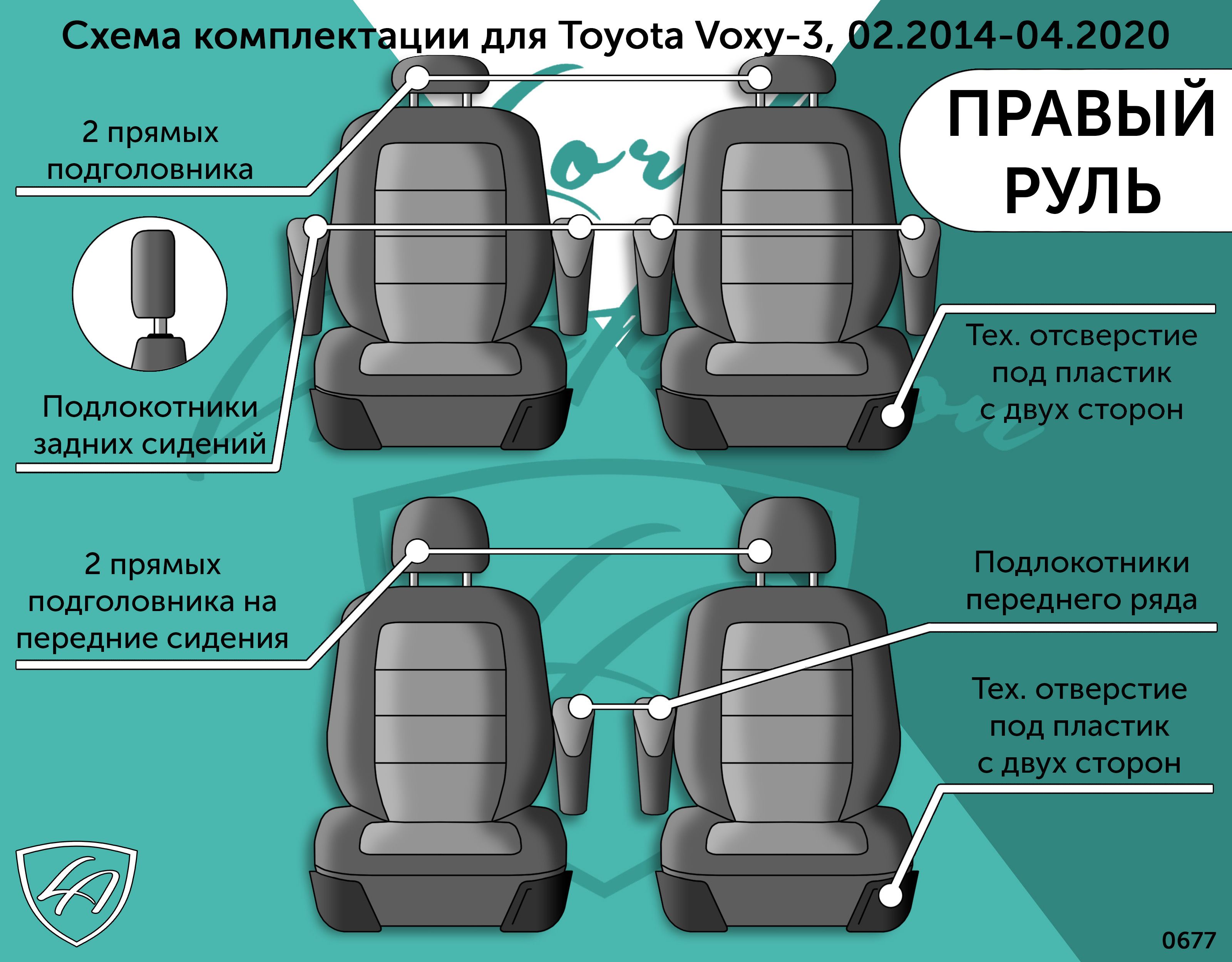 Авточехлы для Toyota Voxy-3 (тойота вокси), 02.2014-04.2020 ТУРИН ст РОМБ  /Илана+Орегон/ Чёрный + Сер & Чехлы модельные для автомобильных сидений -  купить с доставкой по выгодным ценам в интернет-магазине OZON (569192711)