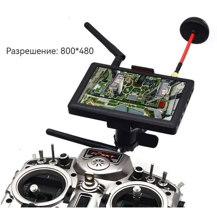 ДисплейFPV,5,8G,5-дюймовыймонитор800*480,очки-гарнитурыAR,двойнойприемсусиленнымсигналом