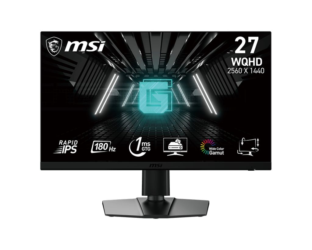 MSI27"МониторG272QPFE2,2560x1440,180Гц,IPS,черный,черный