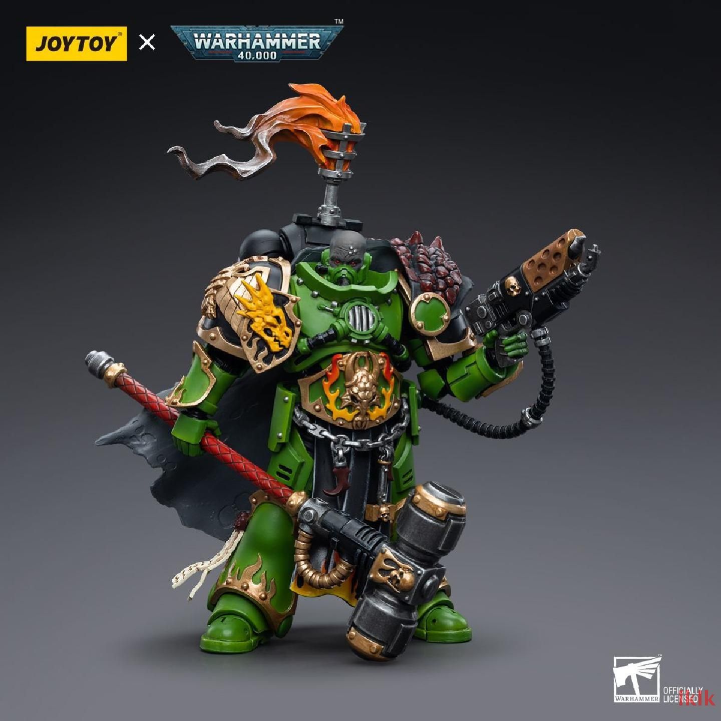 Подвижнаяфигурка1/18JOYTOYWarhammer40KSalamandersCaptainAdraxAgatone