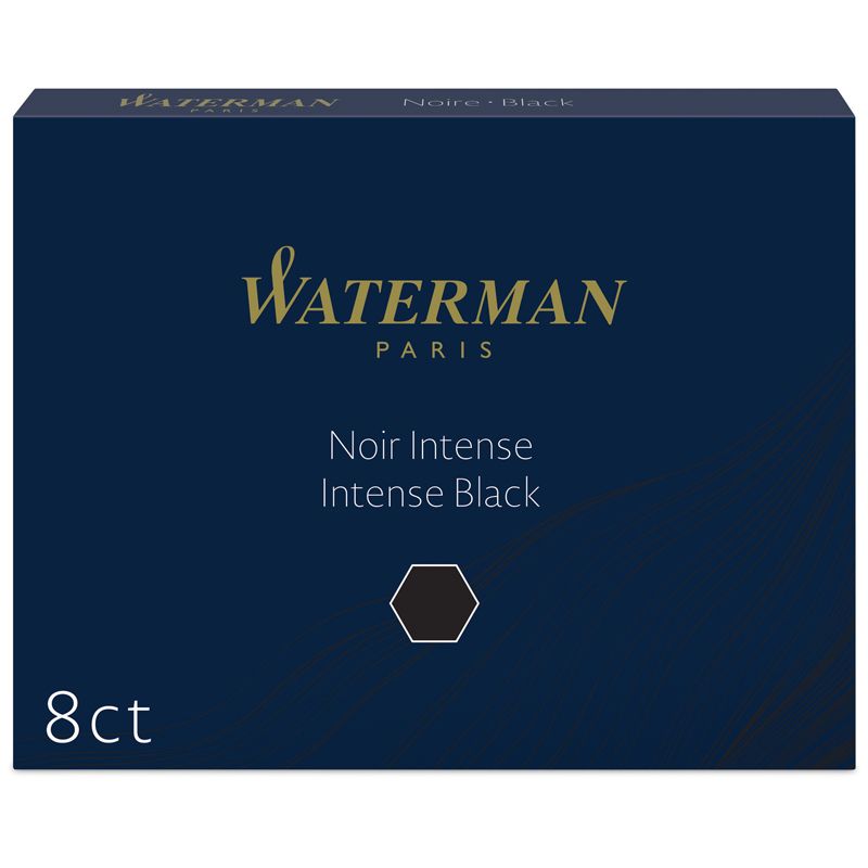 Картридж чернильный Waterman International, черный, 8шт., картонная коробка (S0110850)