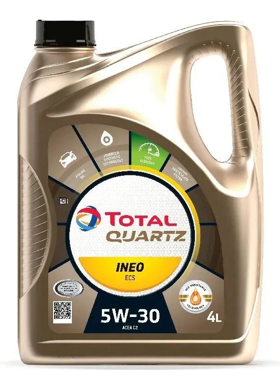 Total 5W-30 Масло моторное, Синтетическое, 4 л