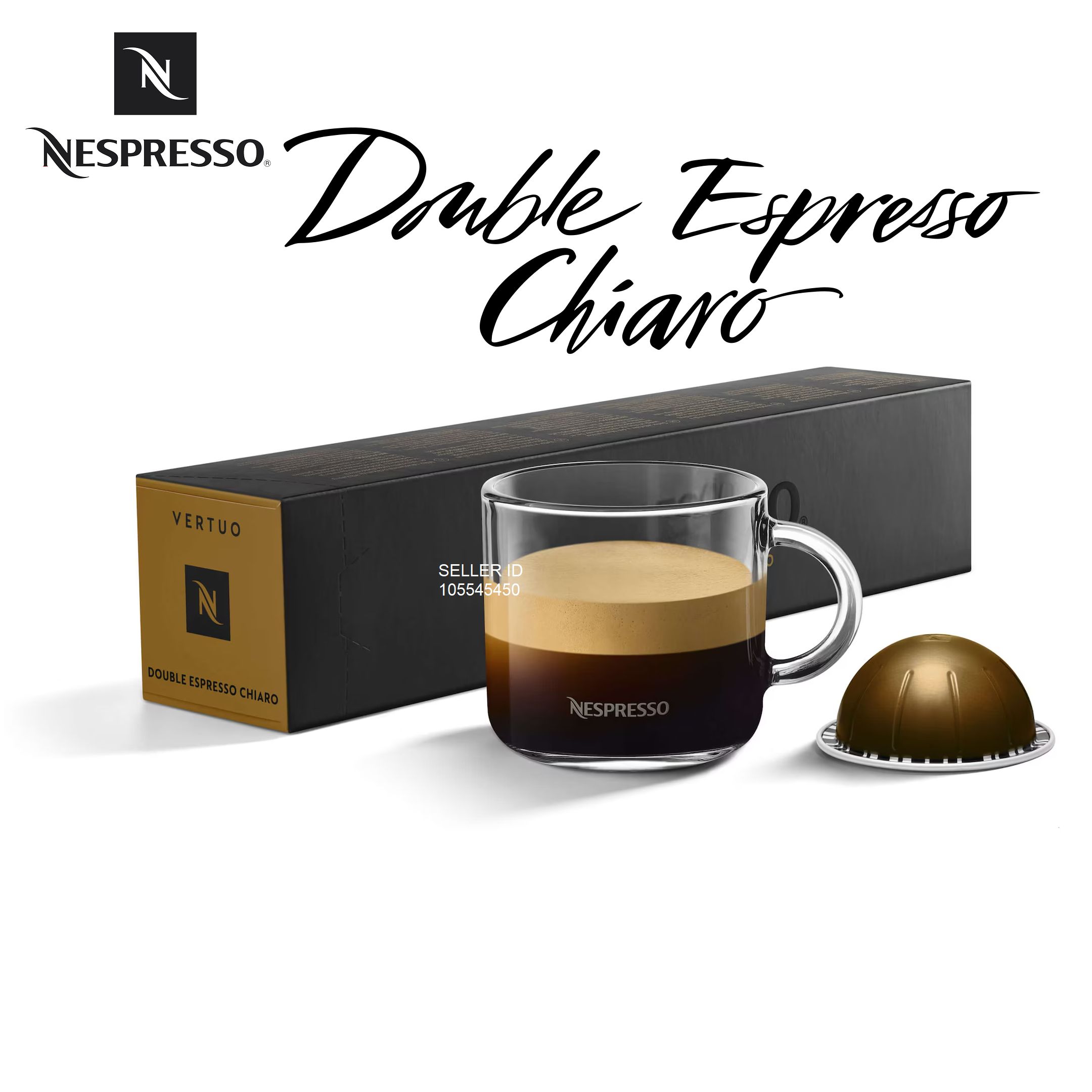 Espresso Chiaro Double Espresso Capsules Nespresso Vertuo Double