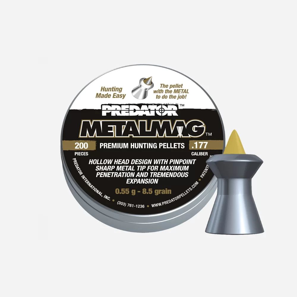 Пули для пневматики JSB Predator metalmag 4.5 мм 0.55 гр 200 шт