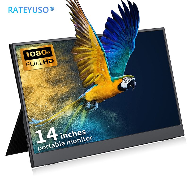 RATEYUSO14.1"МониторZQ14,черный