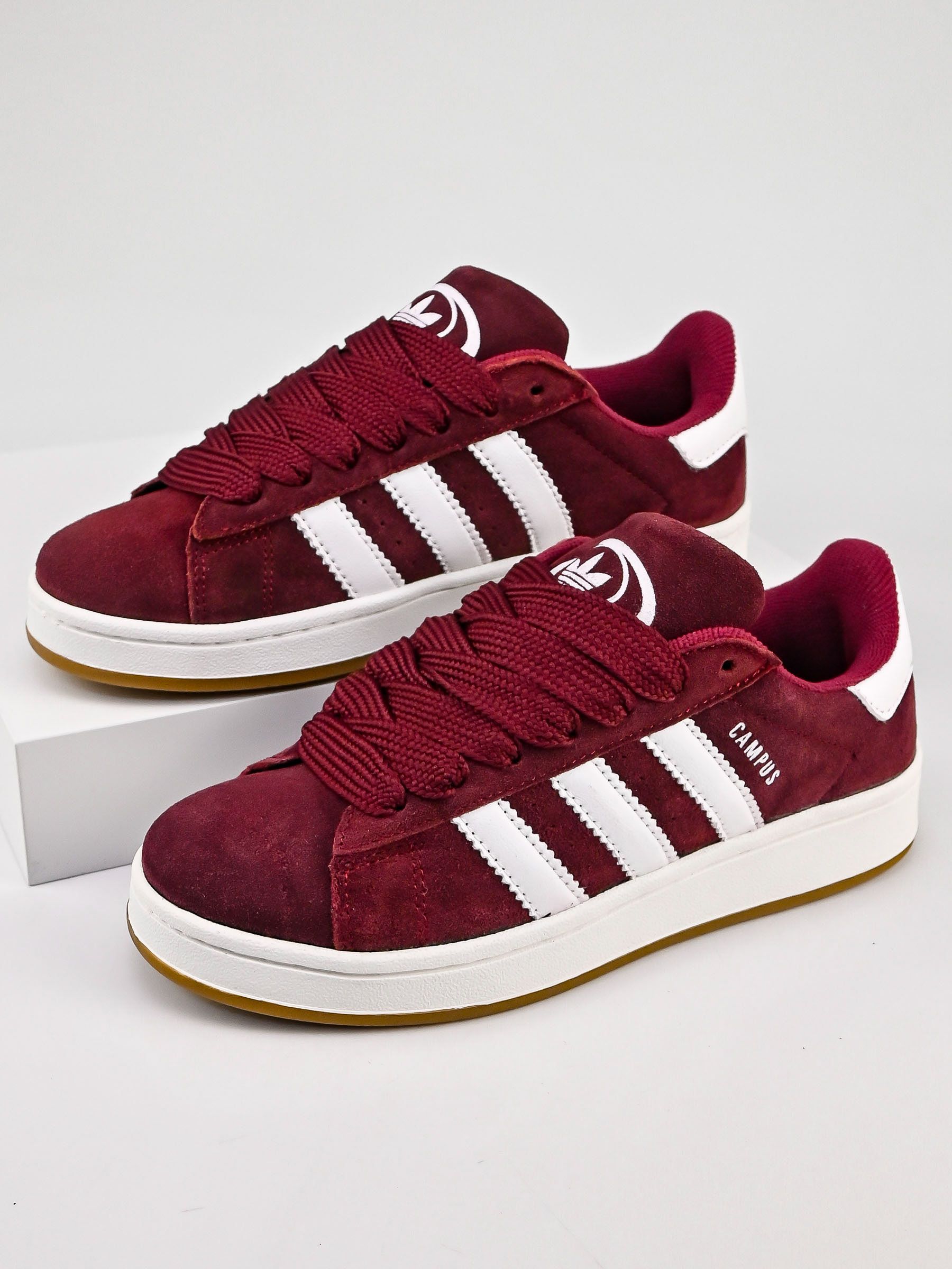 Adidas campus burgundy mens on sale