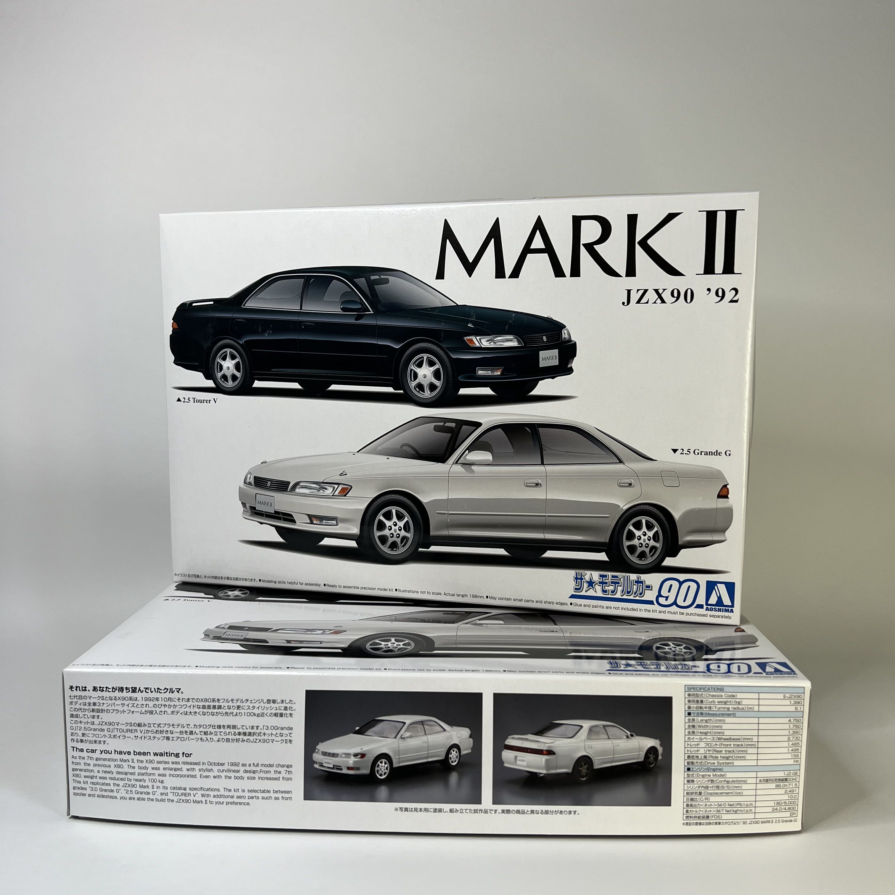 Сборная модель/машинка Aoshima 1/24 Toyota Mark II JZX90 Grande/Tourer '92 арт. 06146