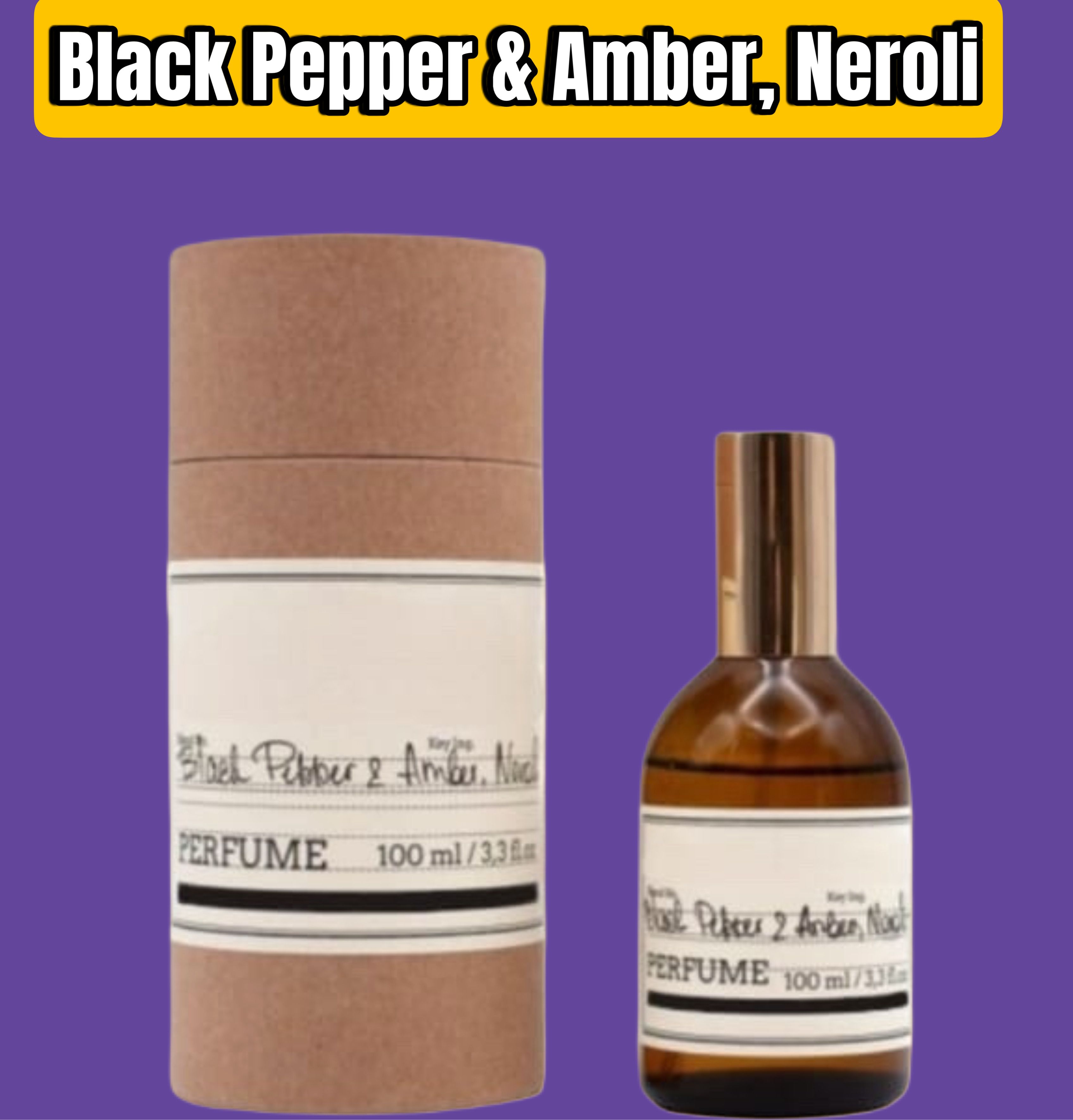 ВодапарфюмернаяBlackPepper&Amber,Neroli100мл