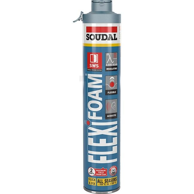 Пена пистолетная soudal yellow окна, двери 750 мл. Soudal soudafoam professional 60l 750мл. 113986. Пена soudal flexifoam. Пена soudal flexifoam.