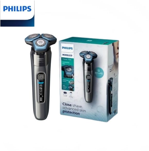 PhilipsЭлектробритваВлажнаяисухаябритваPhilipsS7788,черный