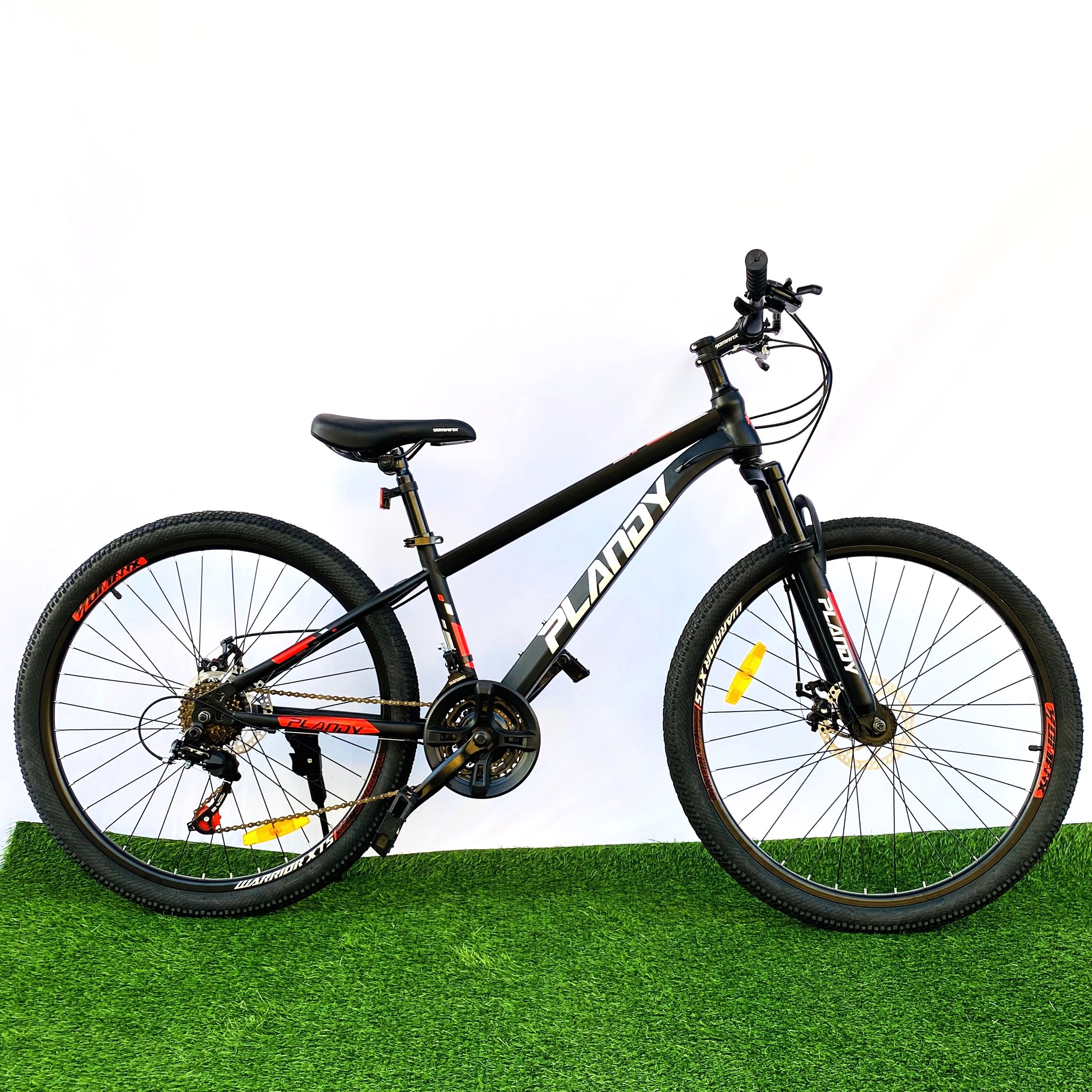 Велосипед PLANDY 26" 2024 14" рост 150-175 см, черный красный купить c доставкой на OZON по низкой цене (1609973200)
