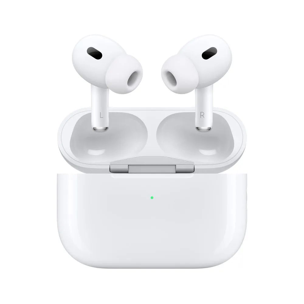 AppleНаушникибеспроводныесмикрофономAppleAirPodsPro2,Bluetooth,USBType-C,белый