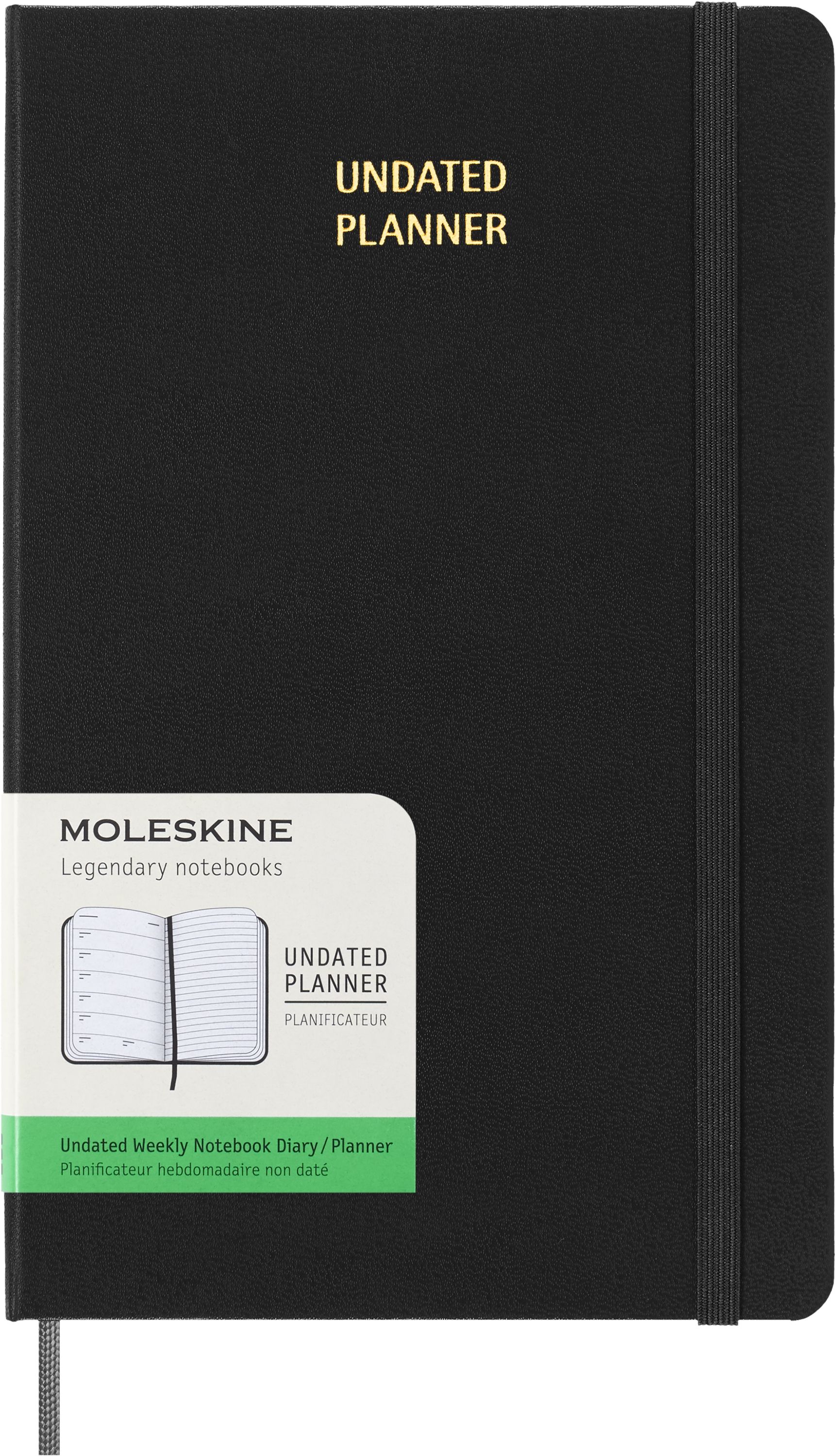 Еженедельник Moleskine CLASSIC WKNT Large 130х210мм недатир. 288 черный купить на OZON по низкой цене (1664823280)