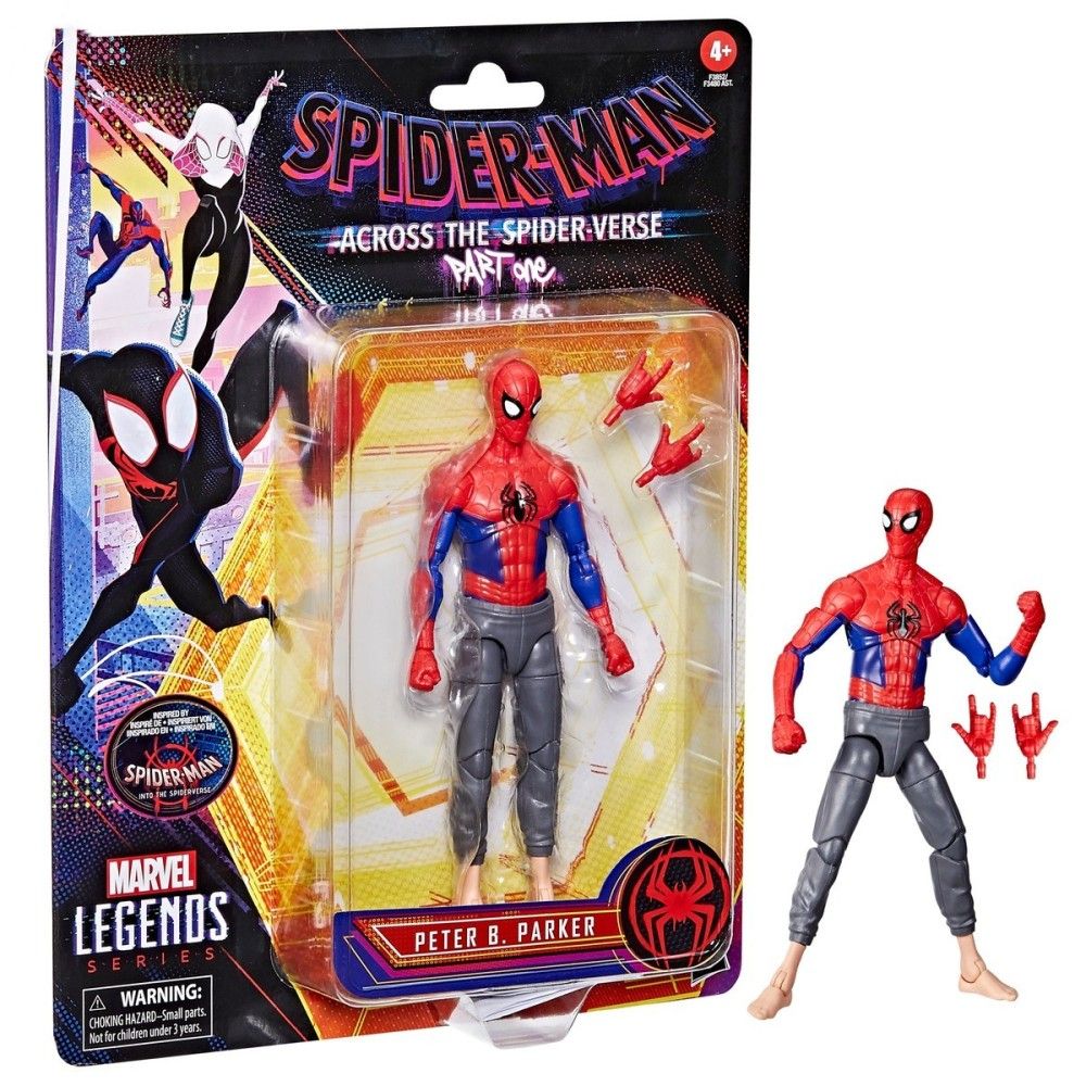 Hasbro Marvel Legends Series Across the Spider Verse Part One Action Figures Peter B Parker 16cm OZON 1665467608