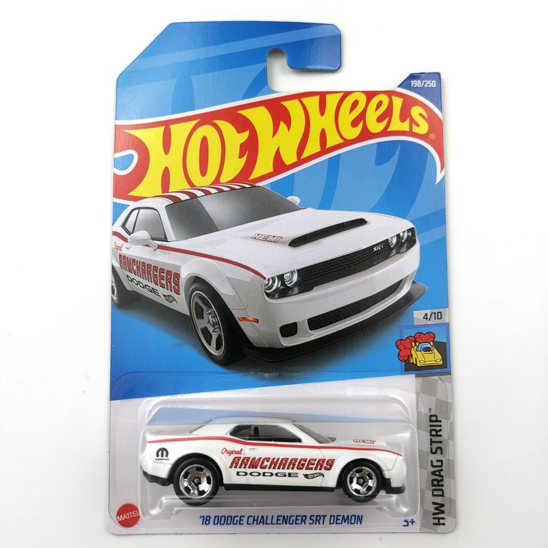 Машинка Mattel Hot Wheels 2022 C4982 18 Dodge Challenger Srt Demon