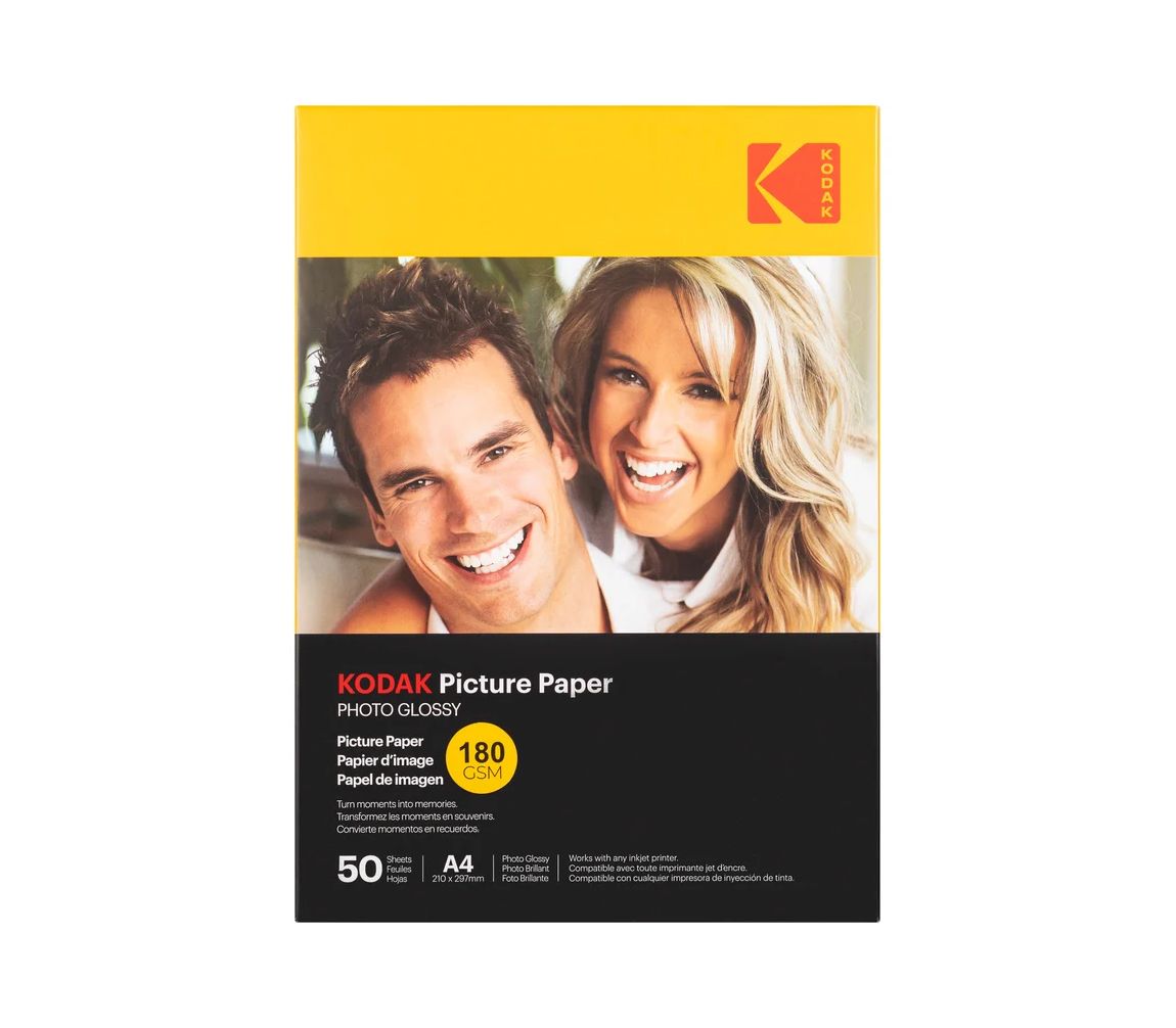 Фотобумага Kodak Paper A4 Glossy, глянцевая, 180 г/м2, 50 листов