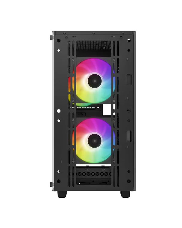 Корпус Deepcool CC360 ARGB черный без БП ATX 8x120mm 5x140mm 1xUSB2.0 audio bott PSU