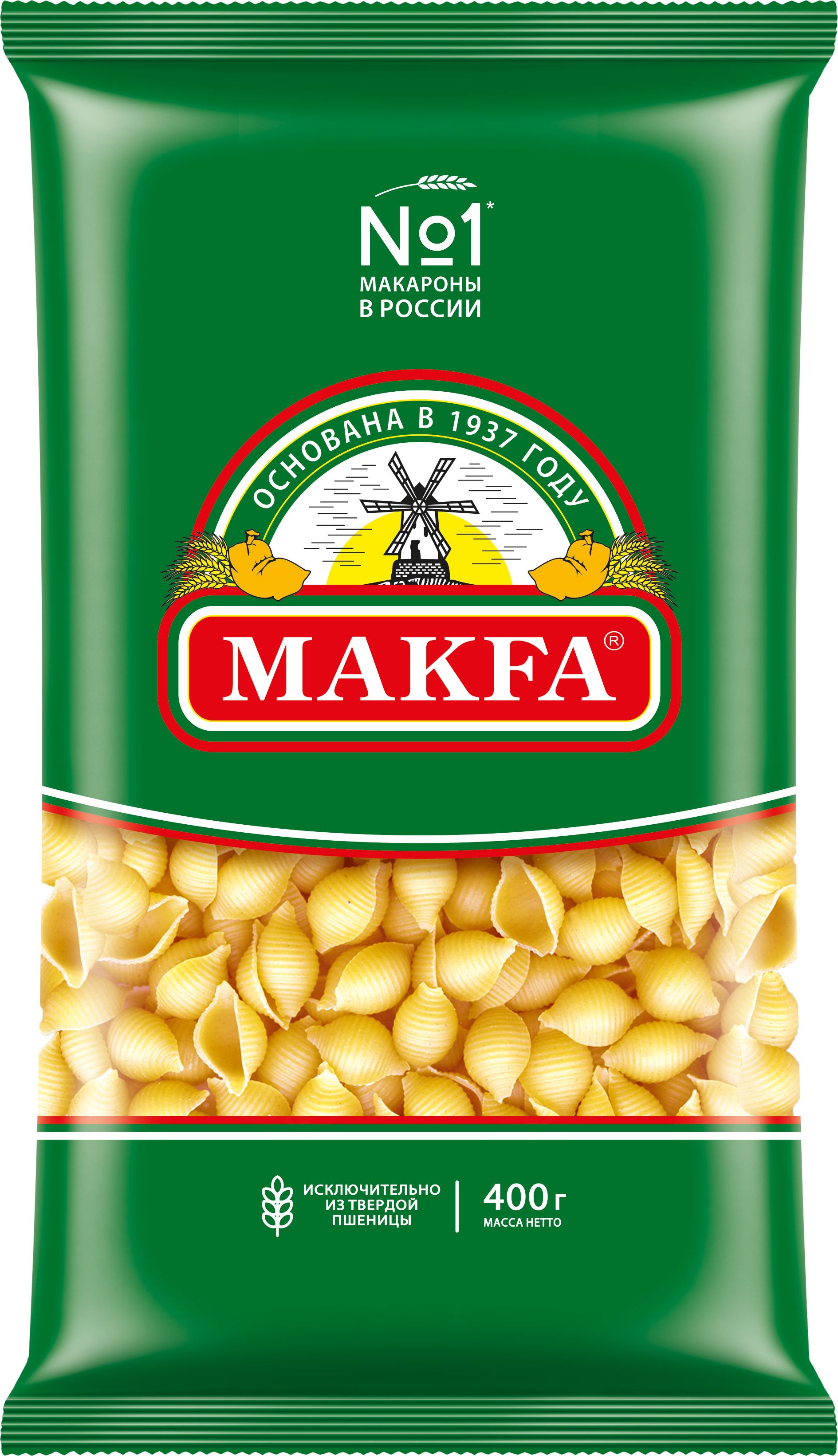 Макароны Makfa Ракушки, 400 г