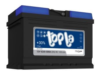 Аккумулятор TOPLA TOP 62 А/ч Обратная R+ 242x175x175 EN600 А (118662)