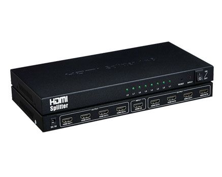 Orient Сплиттер HDMI Разветвитель 1x8 HSP0108H/ 4kx2k ULTRA HD