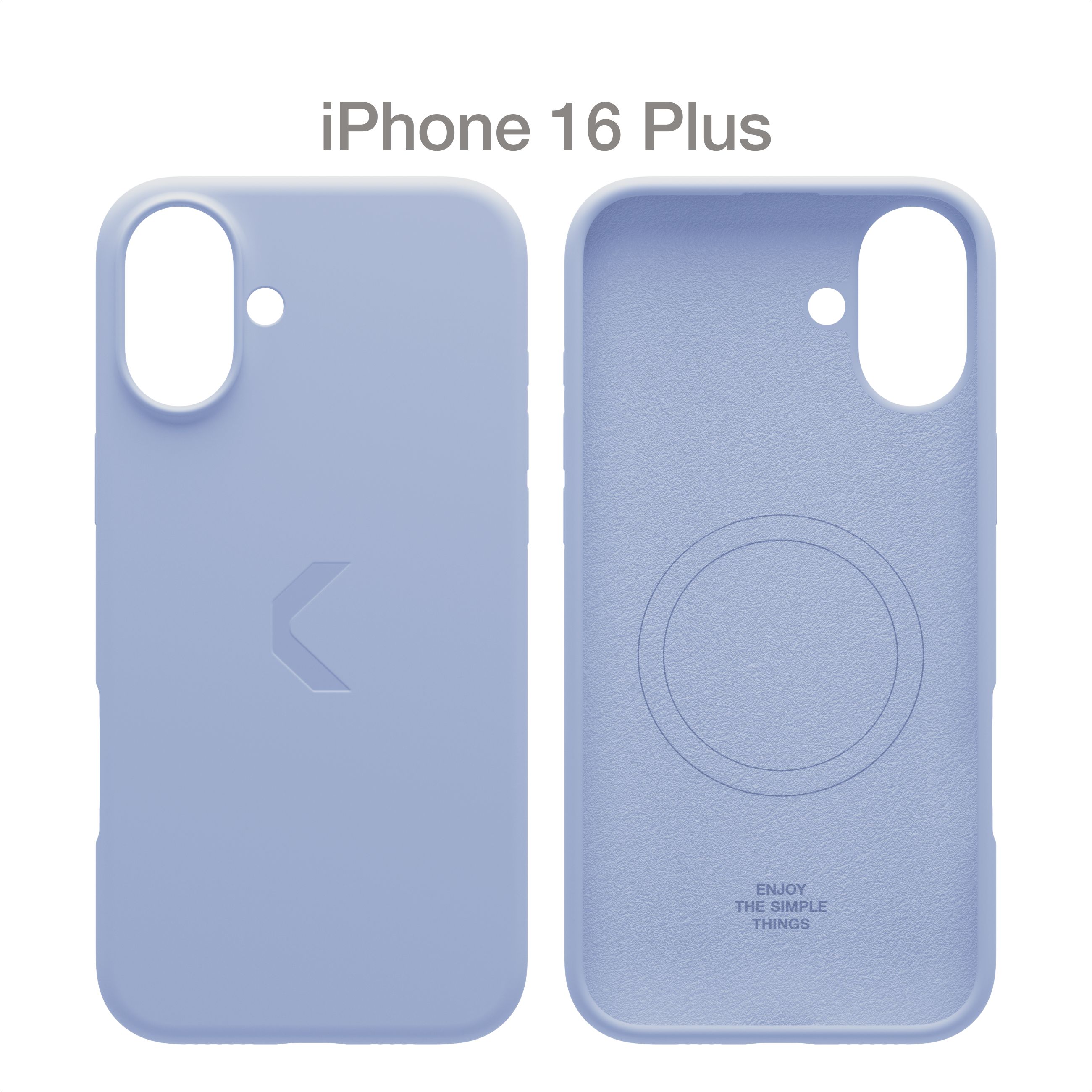 СиликоновыйчехолCOMMOShieldCaseдляAppleiPhone16Plusсподдержкойбеспроводнойзарядки,Cornflower