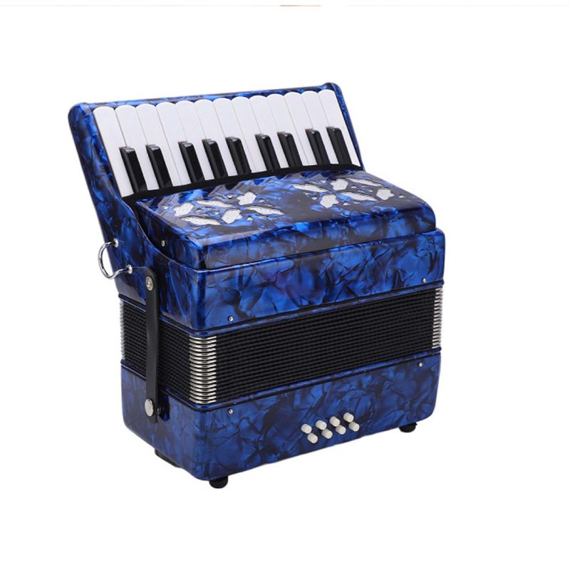 Профессиональный аккордеон IRIN AR-80, 22-клавишный 8-басовый обучающий музыкальный инструмент с выдвижным ремешком для начинающих студентов дюйма A q
