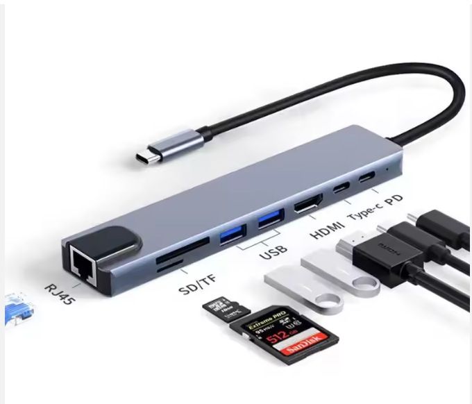 Док станция hdmi rj45 usb