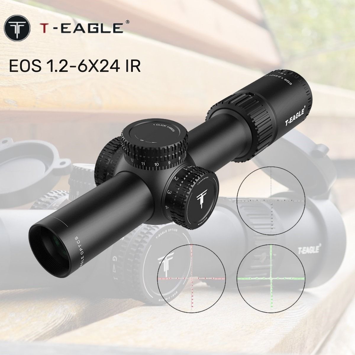 Прицел оптический EOS 1.2-6X24 IR (T-EAGLE)