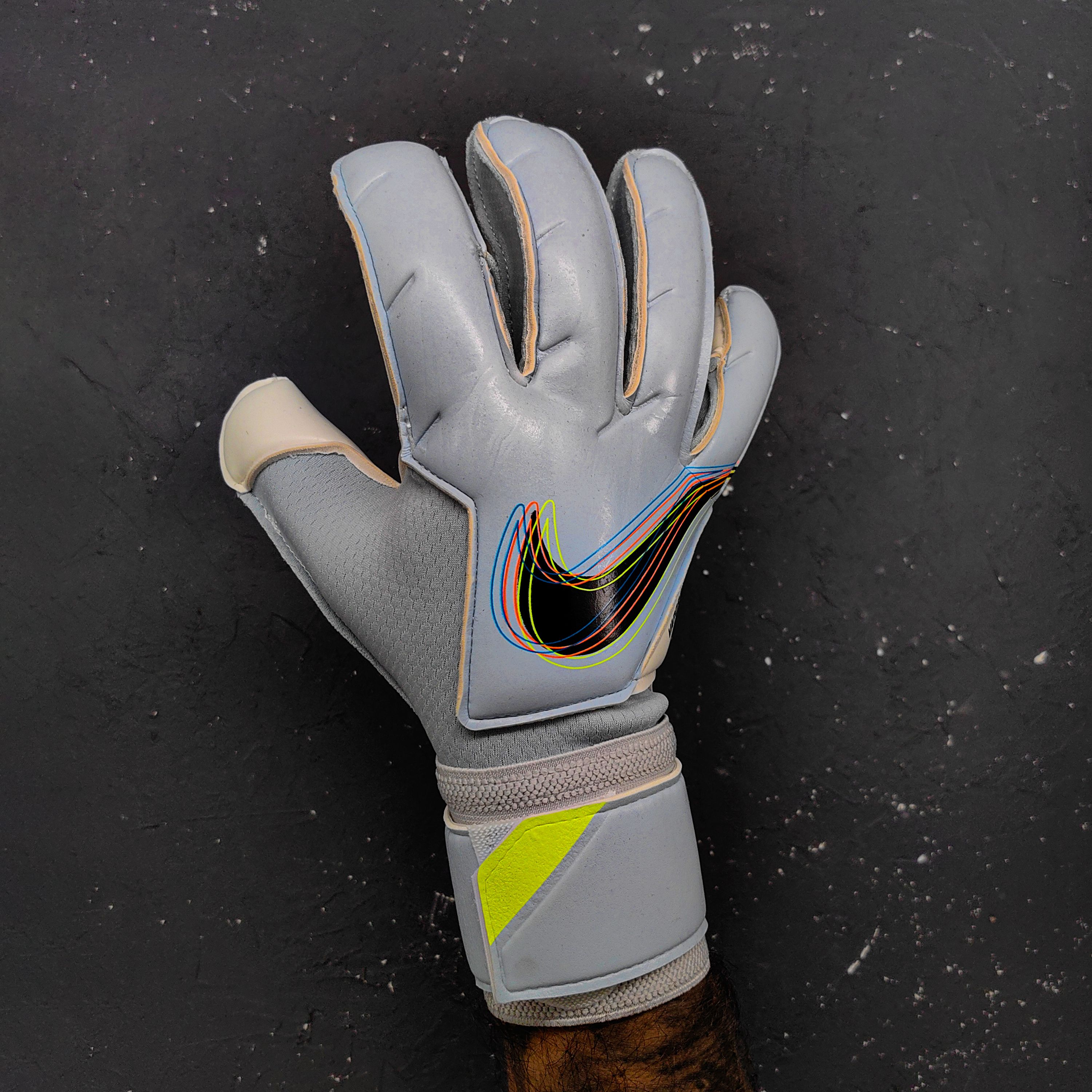 Перчатки вратарские Goalkeeper Vapor Grip 3, голубой, размер 9