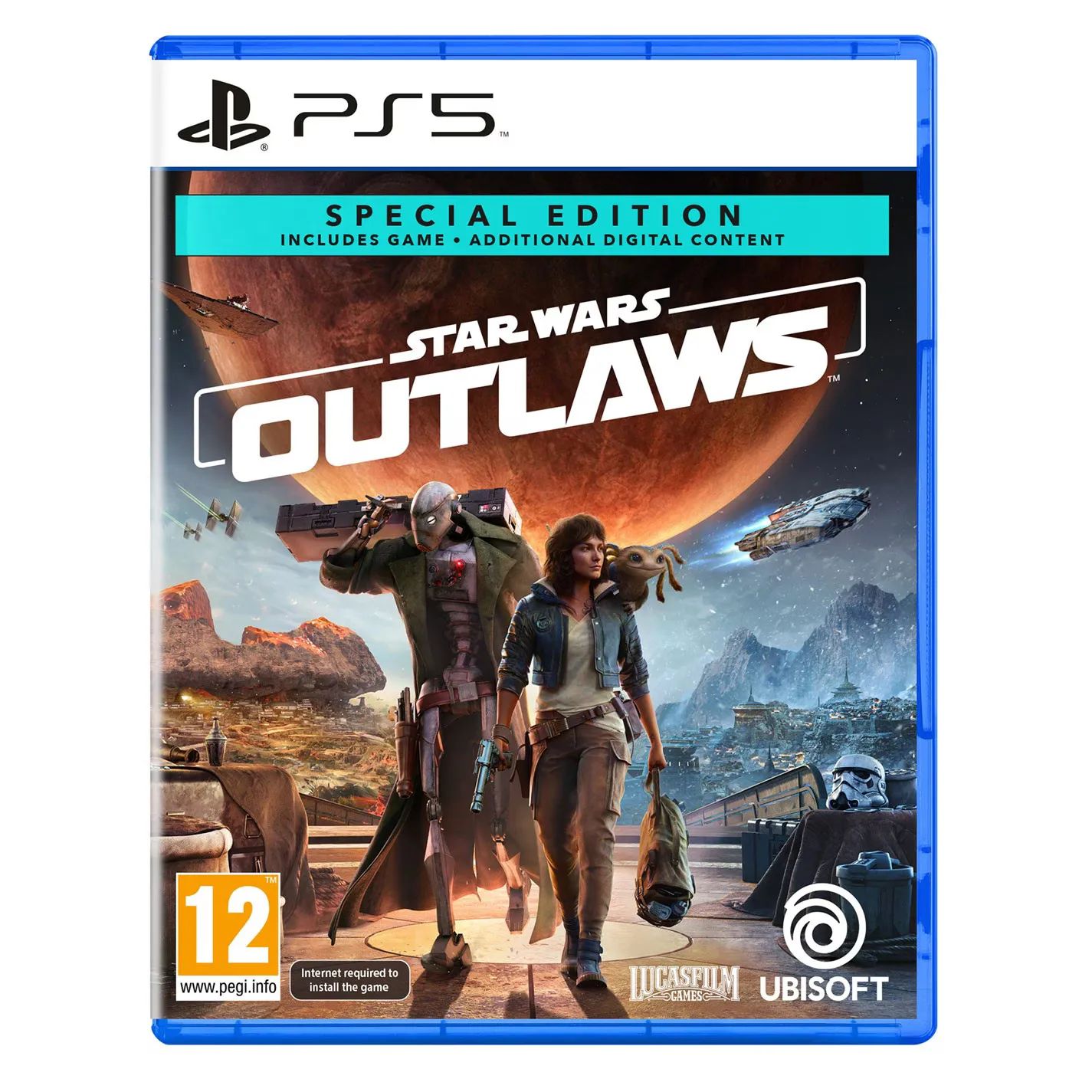 Игра Star Wars Outlaws Special Edition PS5 (PlayStation 5, Русские субтитры)