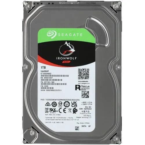 Seagate1ТБВнутреннийжесткийдискIronWolf(ST1000VN002)